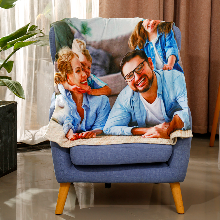 Plush Fleece Blanket - Custom Patch Factory