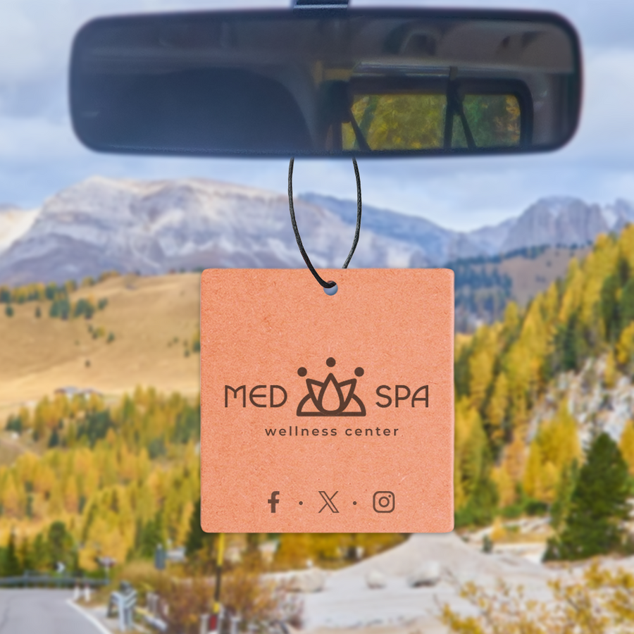 Eco Kraft Paper Air Freshener - Custom Patch Factory