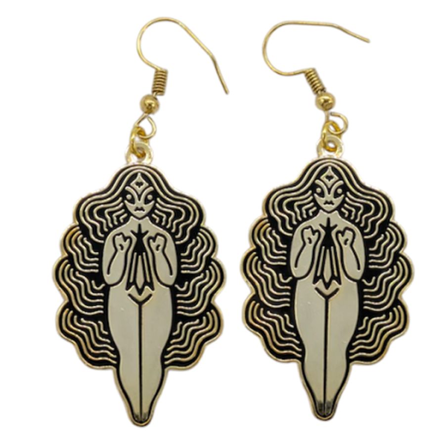 Hard Enamel Metal Earrings - Custom Patch Factory