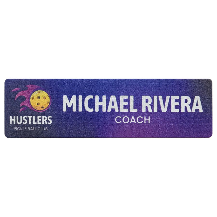 UV Printed Name Badges - Custom Patch Factory