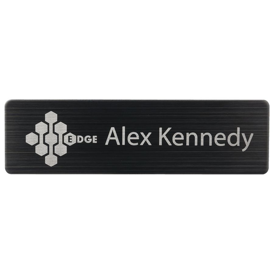 Engraved Metal Name Badges - Custom Patch Factory