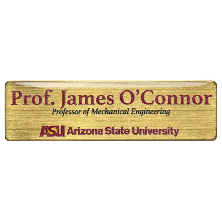 Epoxy Dome Name Badges - Custom Patch Factory