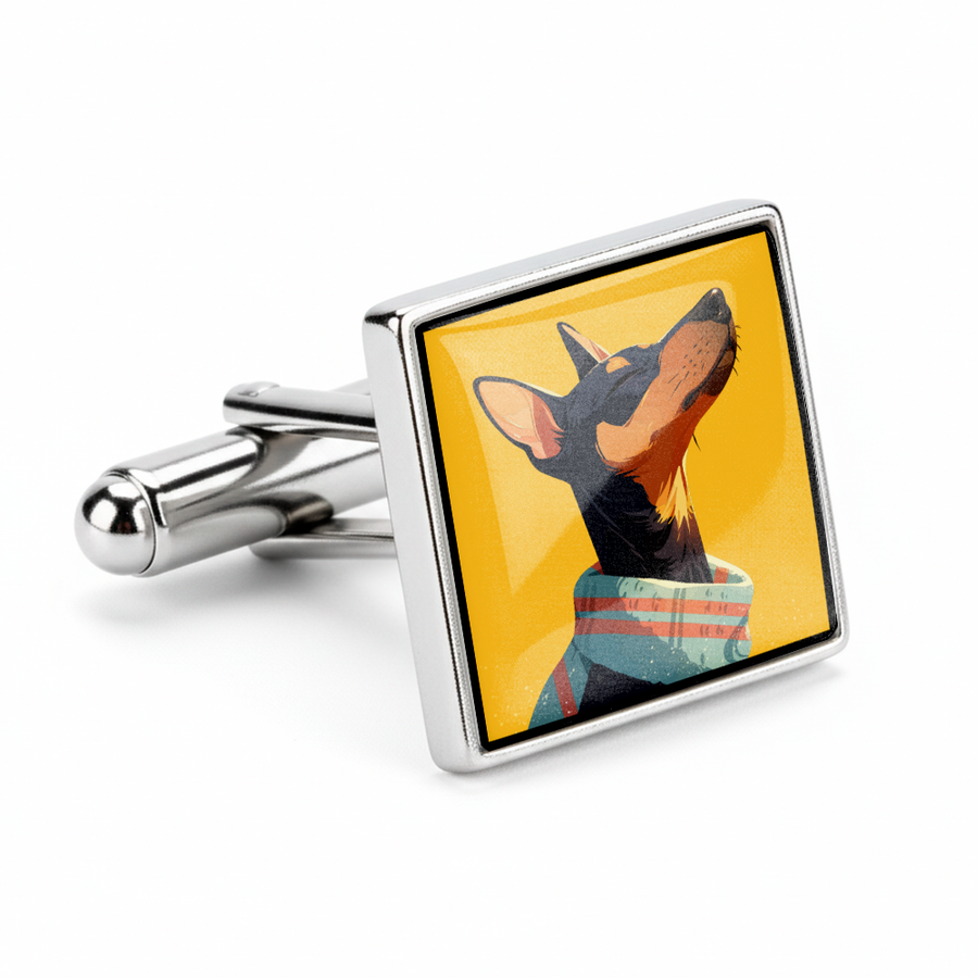 Epoxy Cufflinks - Custom Patch Factory