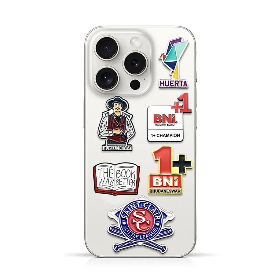 Soft Enamel Metal Sticker - Custom Patch Factory