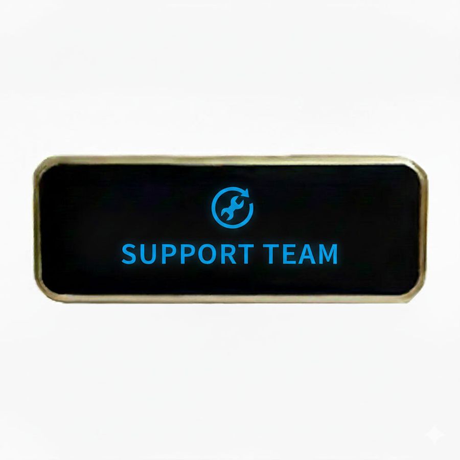 LED Name Badges - Custom Patch Factory