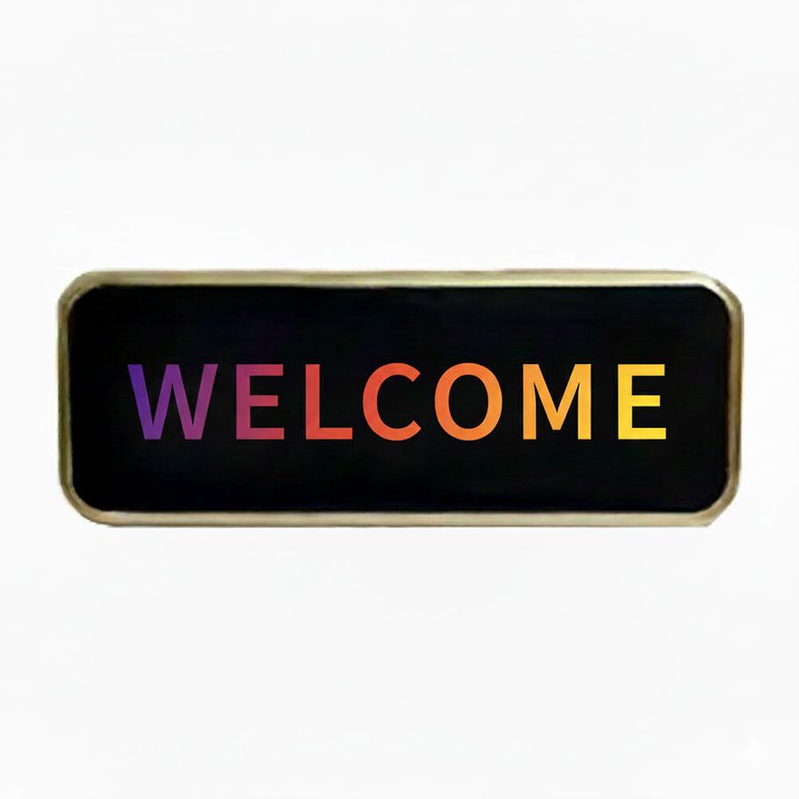 LED Name Badges - Custom Patch Factory