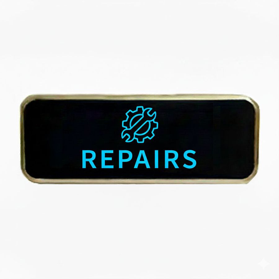 LED Name Badges - Custom Patch Factory