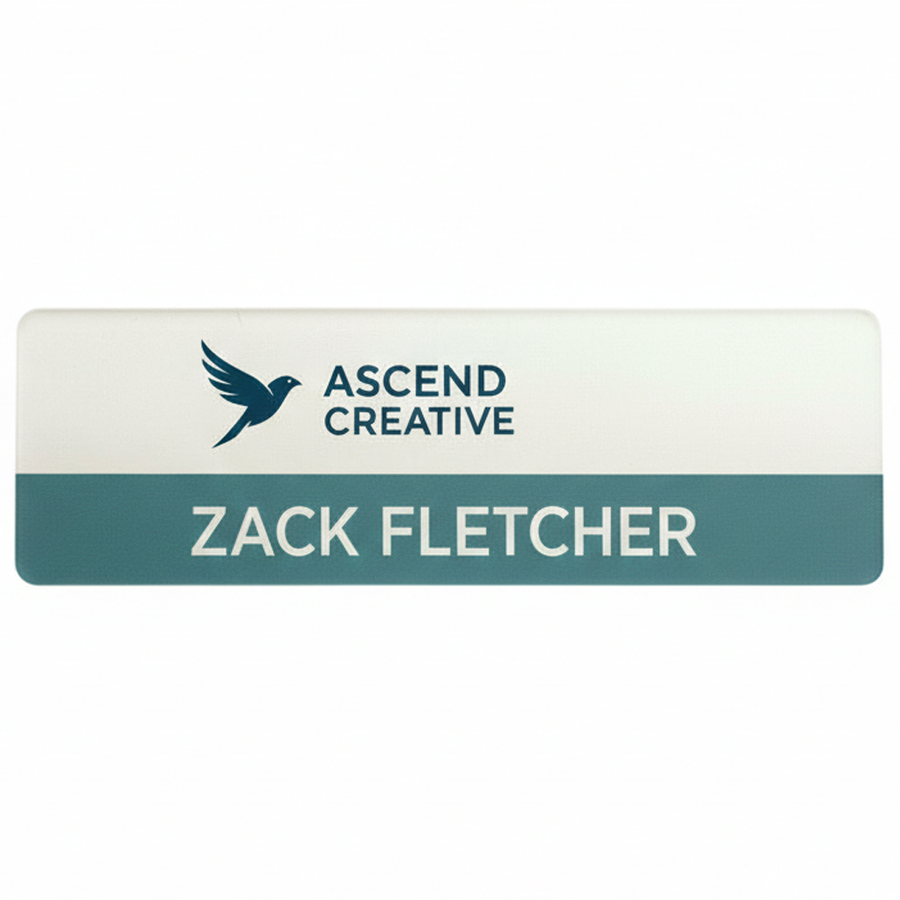 Acrylic Name Badges - Custom Patch Factory