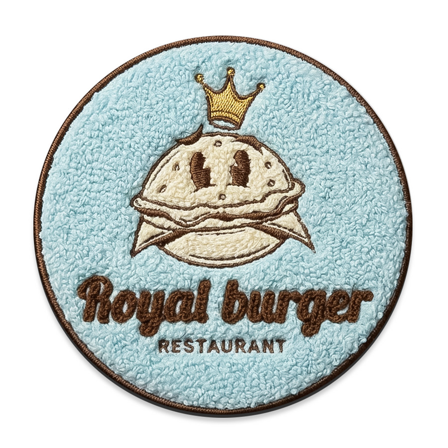 Chenille Button Pins - Custom Patch Factory