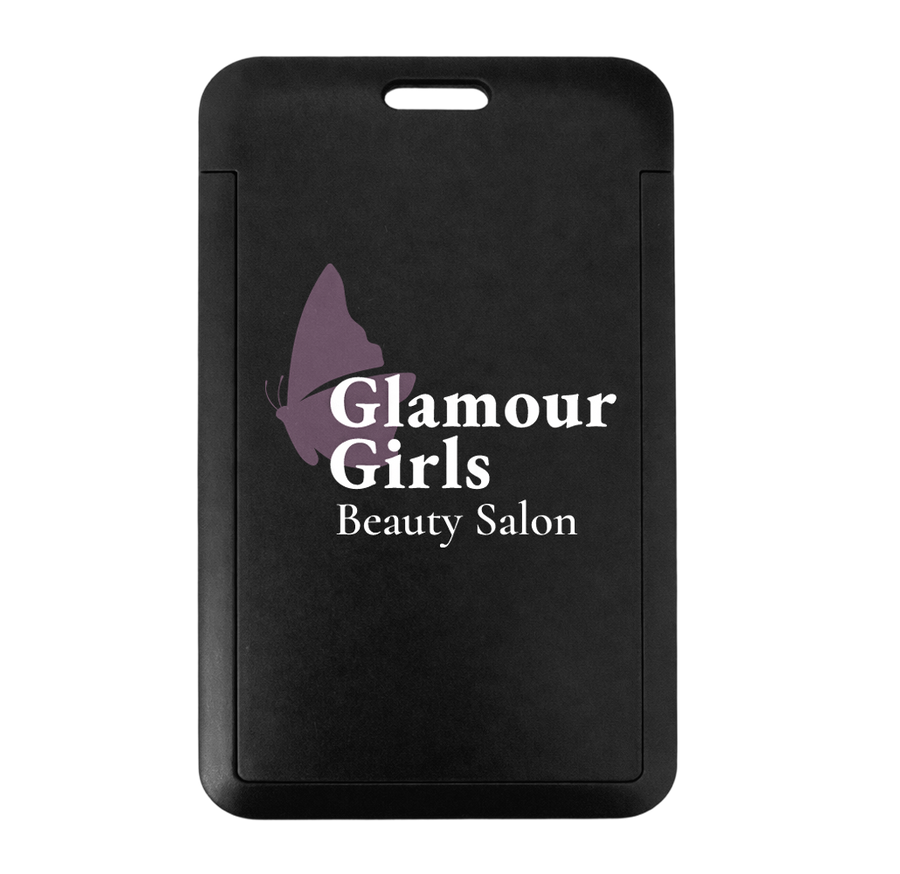 Full Color Printed Plastic Holder - Custom Patch Factory