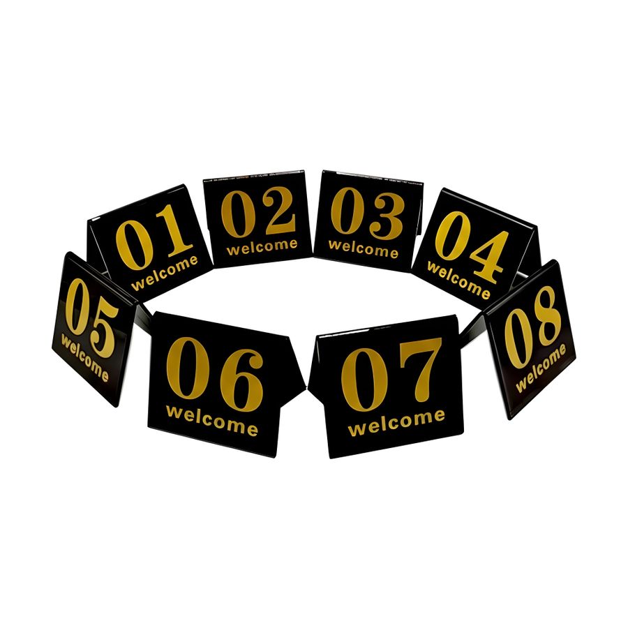Tent Table Numbers - Custom Patch Factory