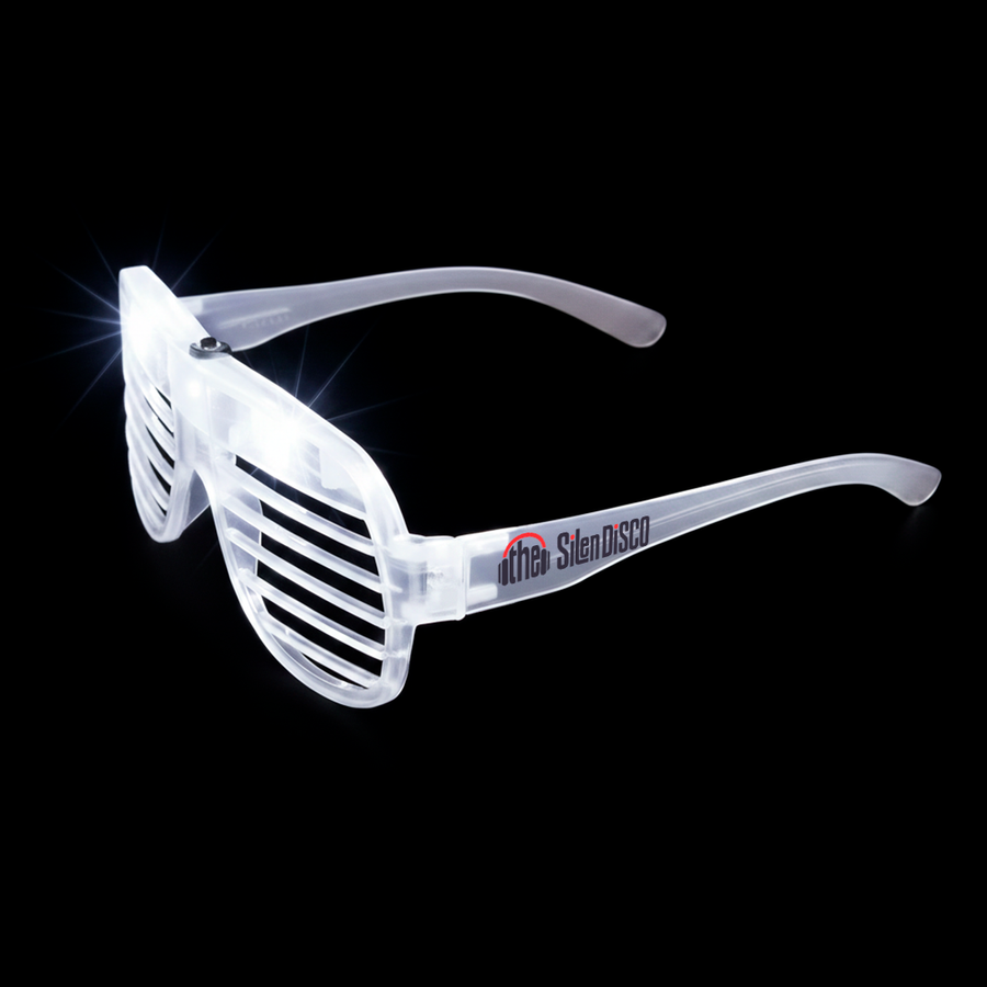 Light-Up LED Slotted Glasses - Custom Patch Factory