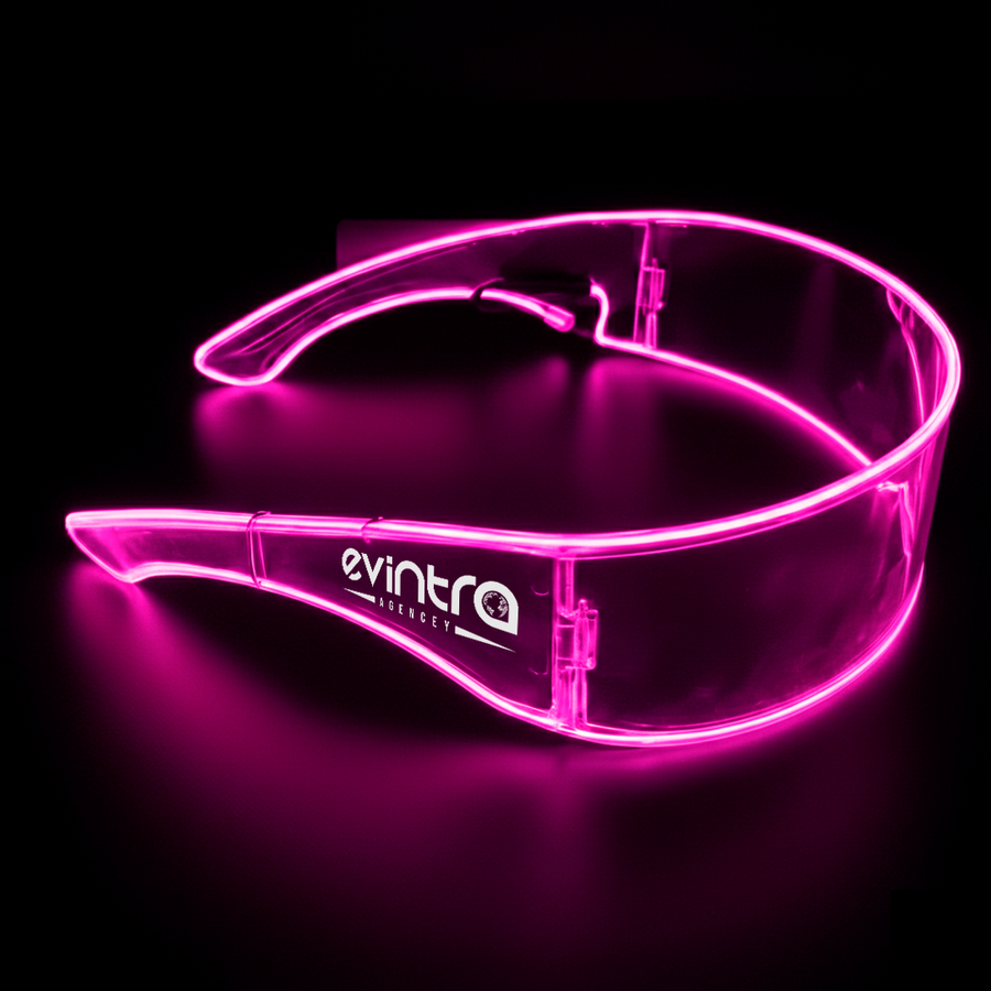 Light Up Cyber Glasses - Custom Patch Factory