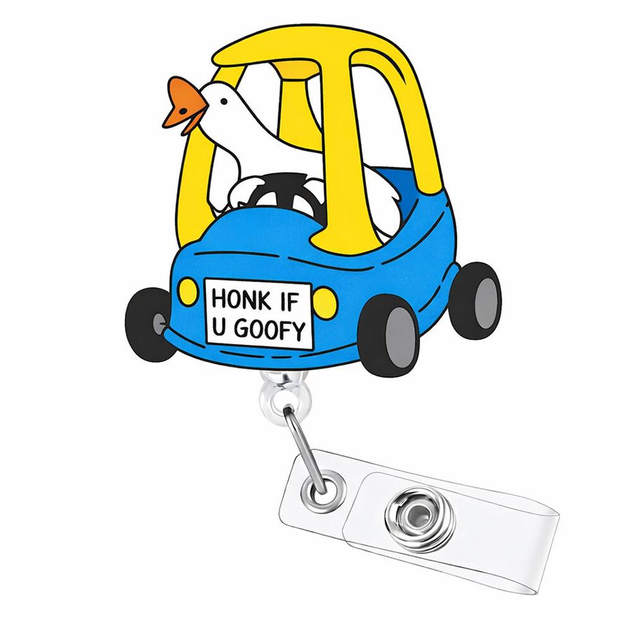 Custom Shape Acrylic Badge Reel - Custom Patch Factory