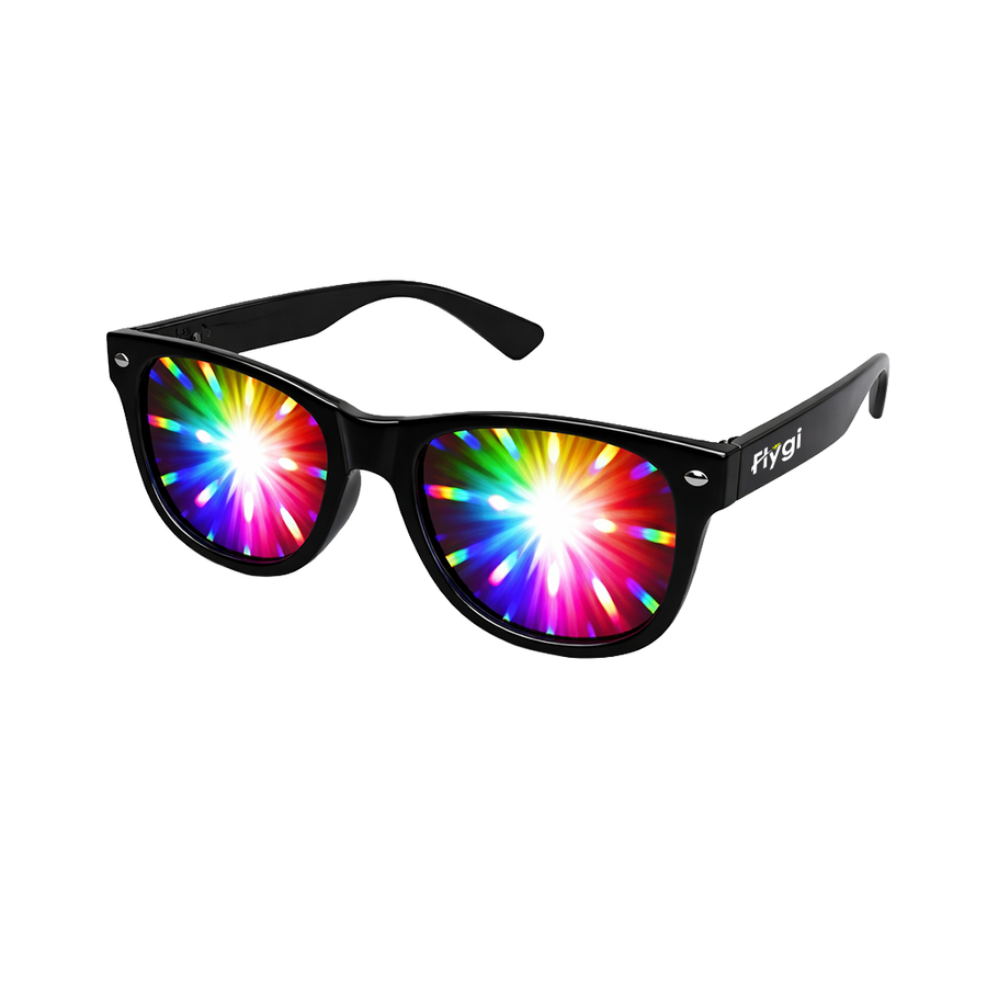 Plastic 3D Fireworks Glasses - Custom Patch Factory