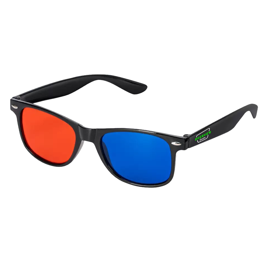 Plastic 3D/Anaglyph Glasses - Custom Patch Factory