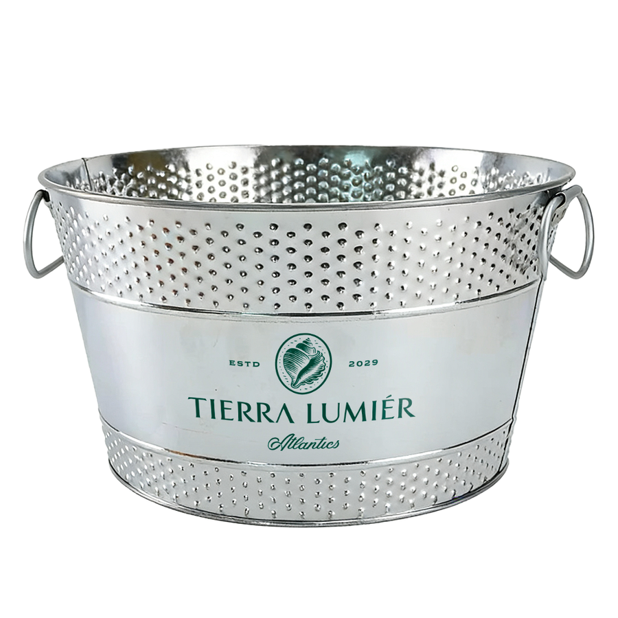 Galvanized Beverage & Ice Buckets - Custom Patch Factory