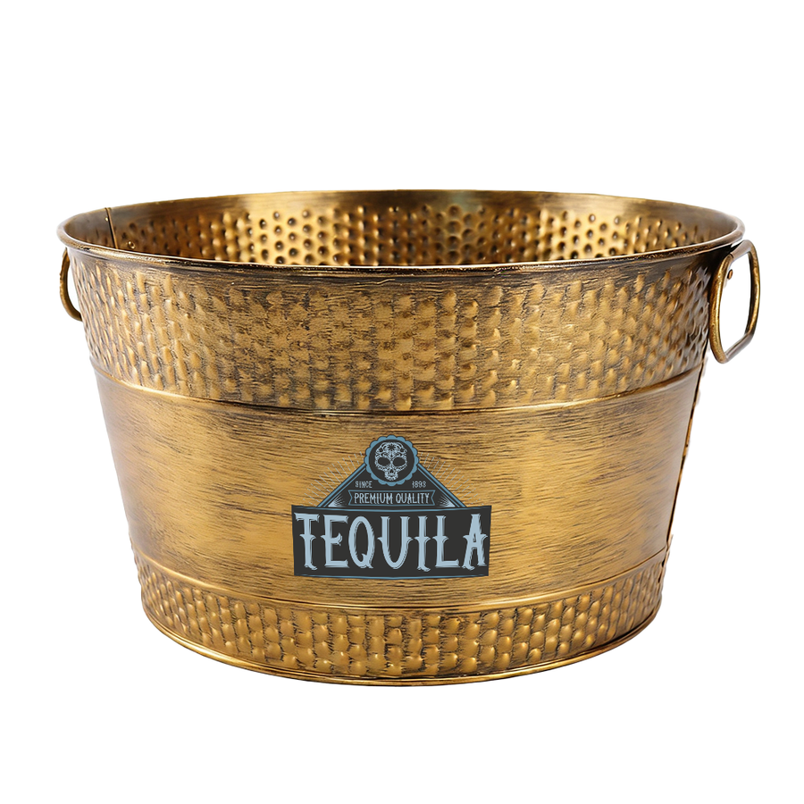 Galvanized Beverage & Ice Buckets - Custom Patch Factory