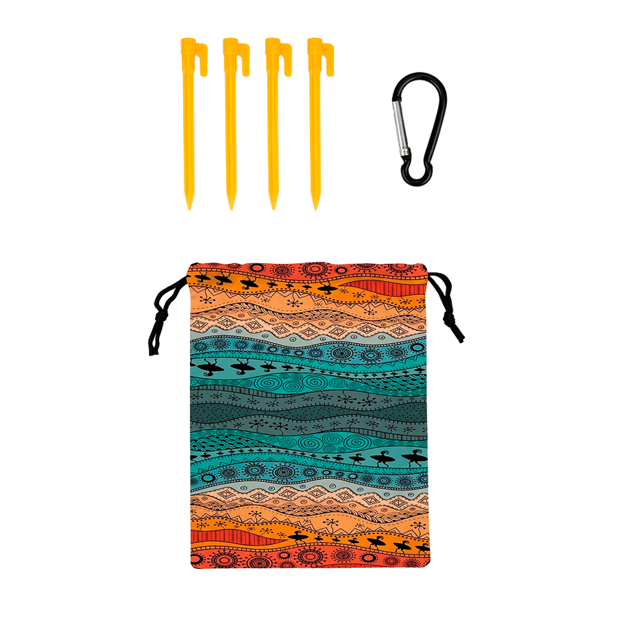 Windproof Beach Mats - Custom Patch Factory