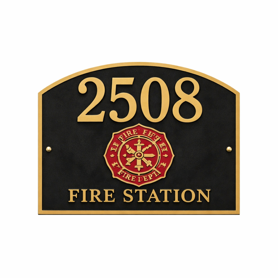 Cast Metal House Signs - Custom Patch Factory