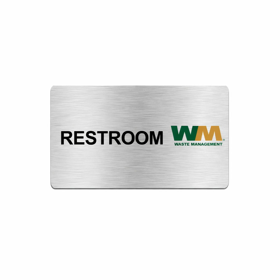 Stainless Steel Door Signs - Custom Patch Factory