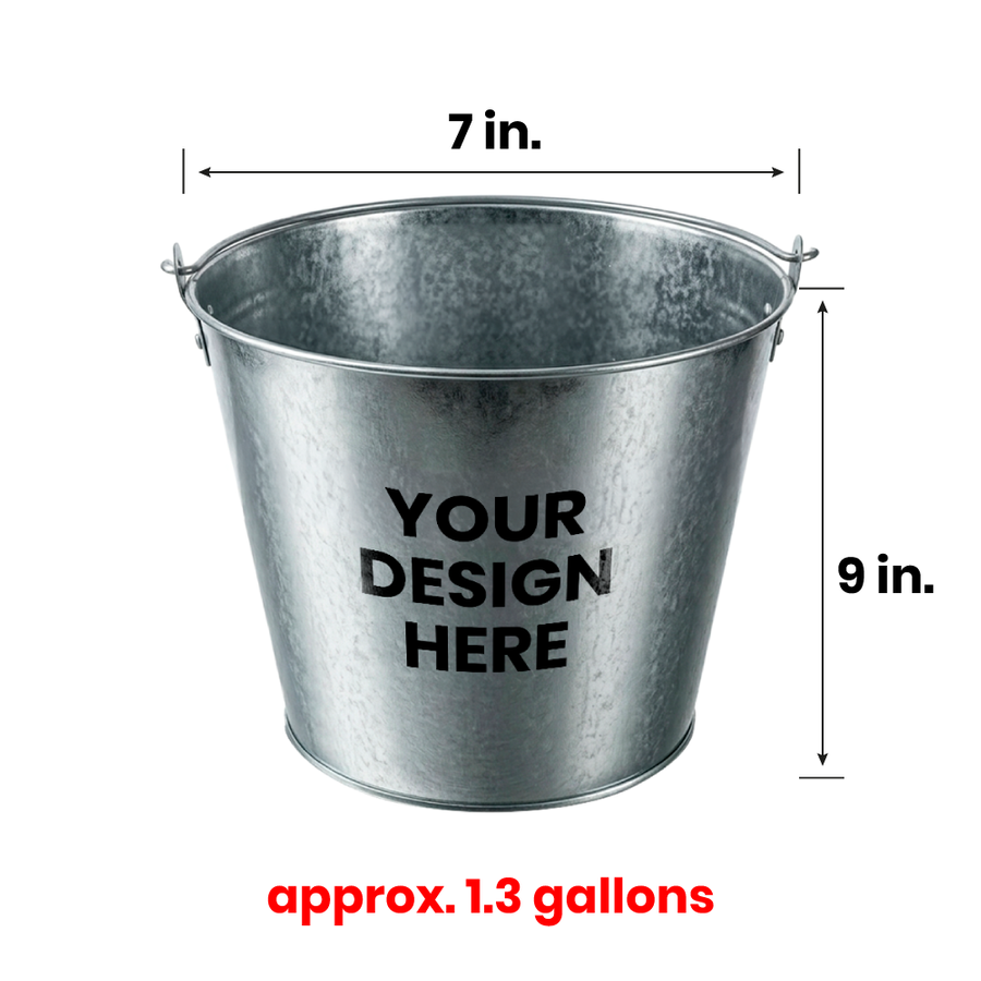 Tinplate Beer Buckets & Opener Combo - Custom Patch Factory