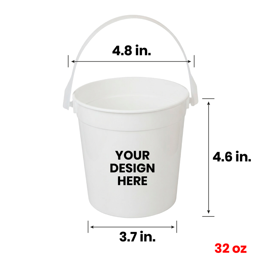 Colored Drink Buckets - Custom Patch Factory