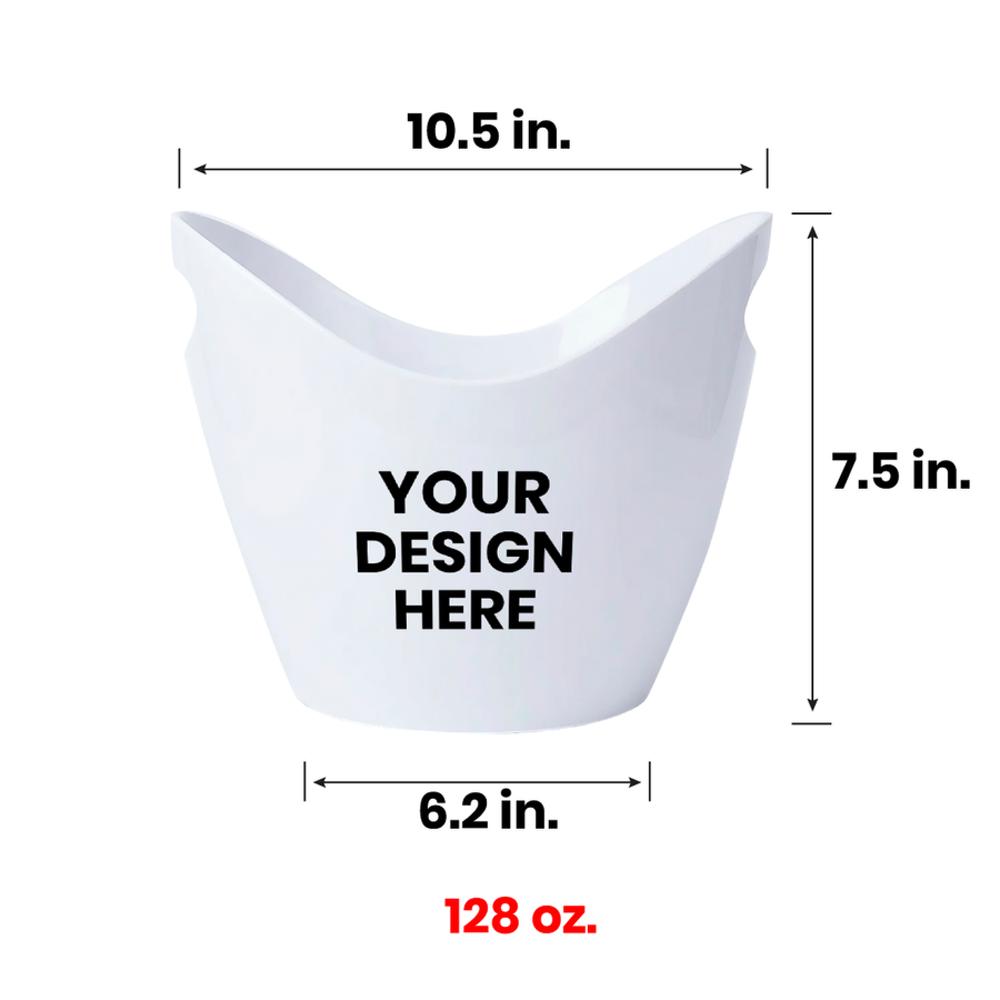 Curved Dual-Handle Drink Buckets - Custom Patch Factory