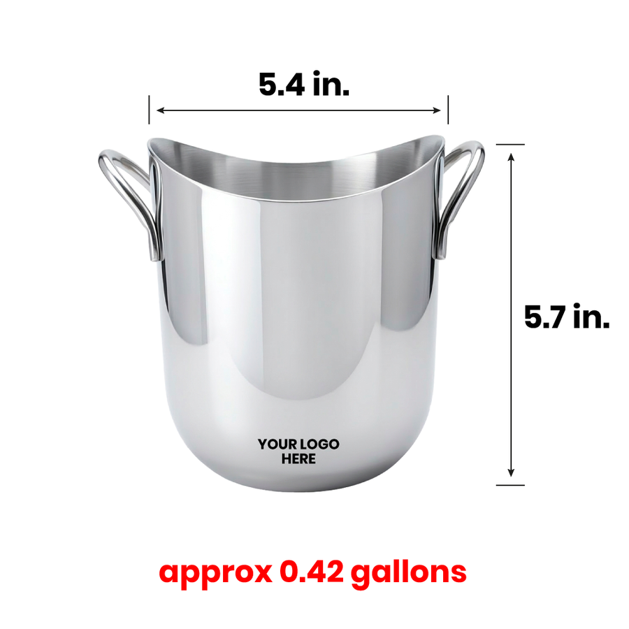 Stainless Steel Party Buckets - Custom Patch Factory