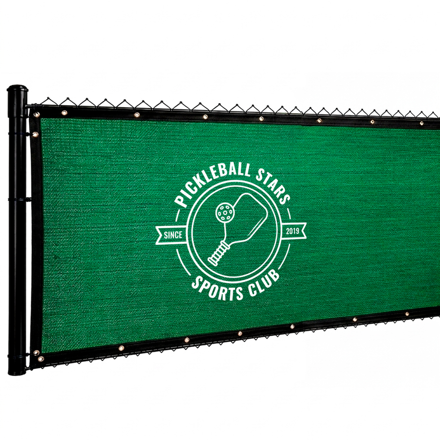 Custom 98% Blockage Fence Screen - Custom Patch Factory