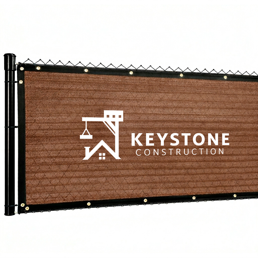 Custom 90% Blockage Fence Screen - Custom Patch Factory