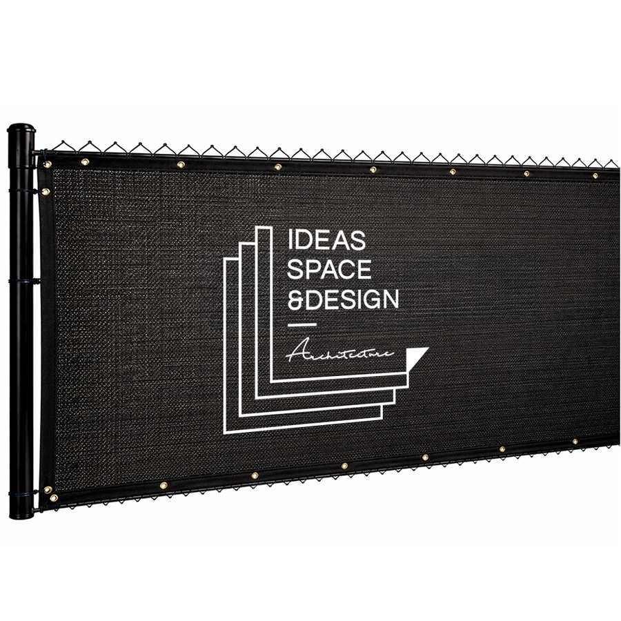 Custom 98% Blockage Fence Screen - Custom Patch Factory
