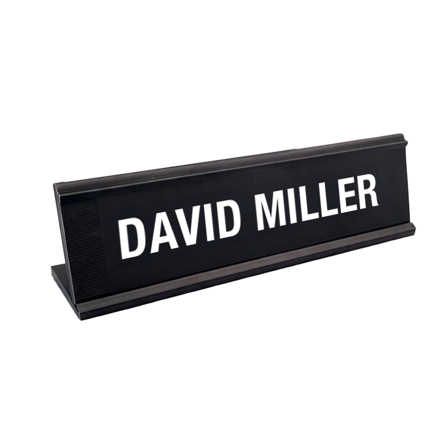 Metal Desktop Name Badges - Custom Patch Factory