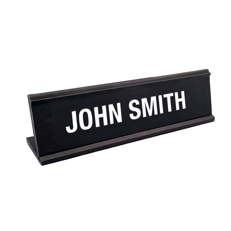 Metal Desktop Name Badges - Custom Patch Factory