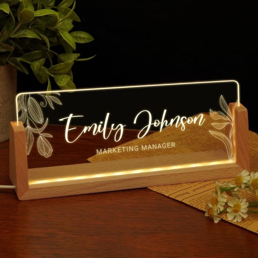 Light Up Table Signs - Custom Patch Factory