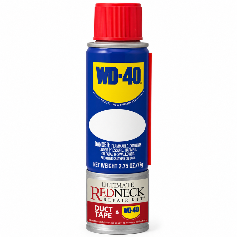 Ultimate Fix-All Kits, WD-40 2.75 oz Handy Cans and 6 yards of Duct Tapes - Custom Patch Factory
