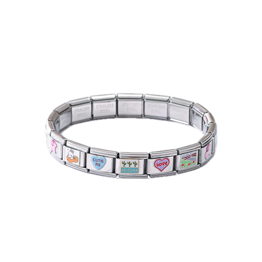 Italian Charm Bracelets - Custom Patch Factory