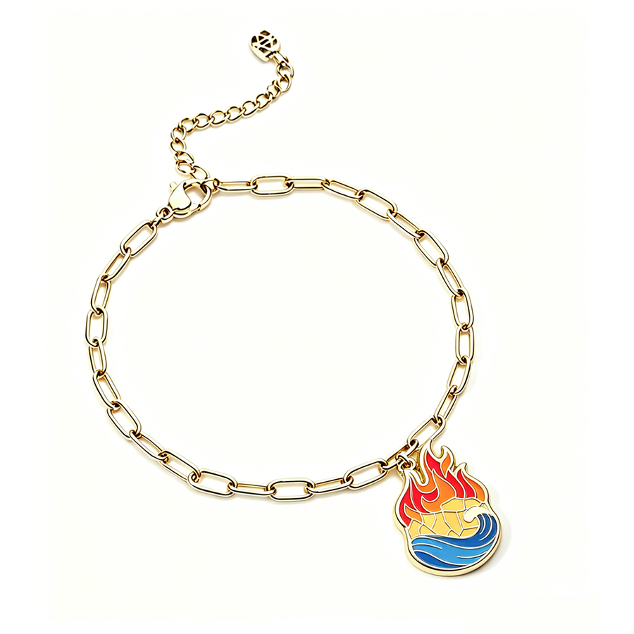 Hard Enamel Charm Bracelets - Custom Patch Factory