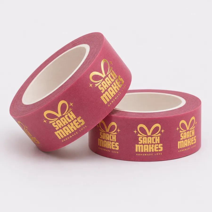Foil Stamped Washi Tapes - Custom Patch Factory
