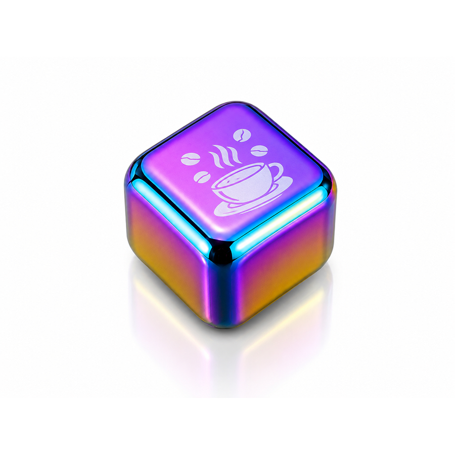 Rainbow Stainless Steel Ice Cubes - Custom Patch Factory