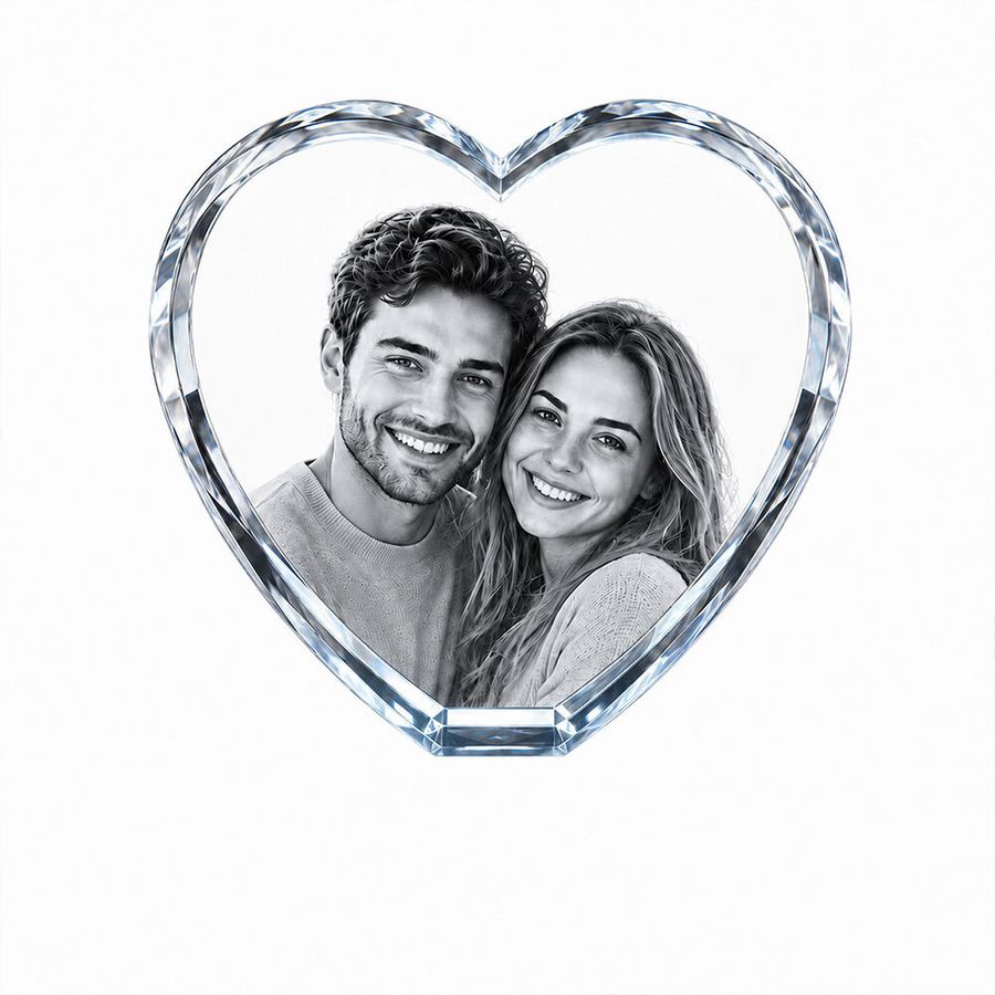 Crystal Engraved Photo Frames - Custom Patch Factory