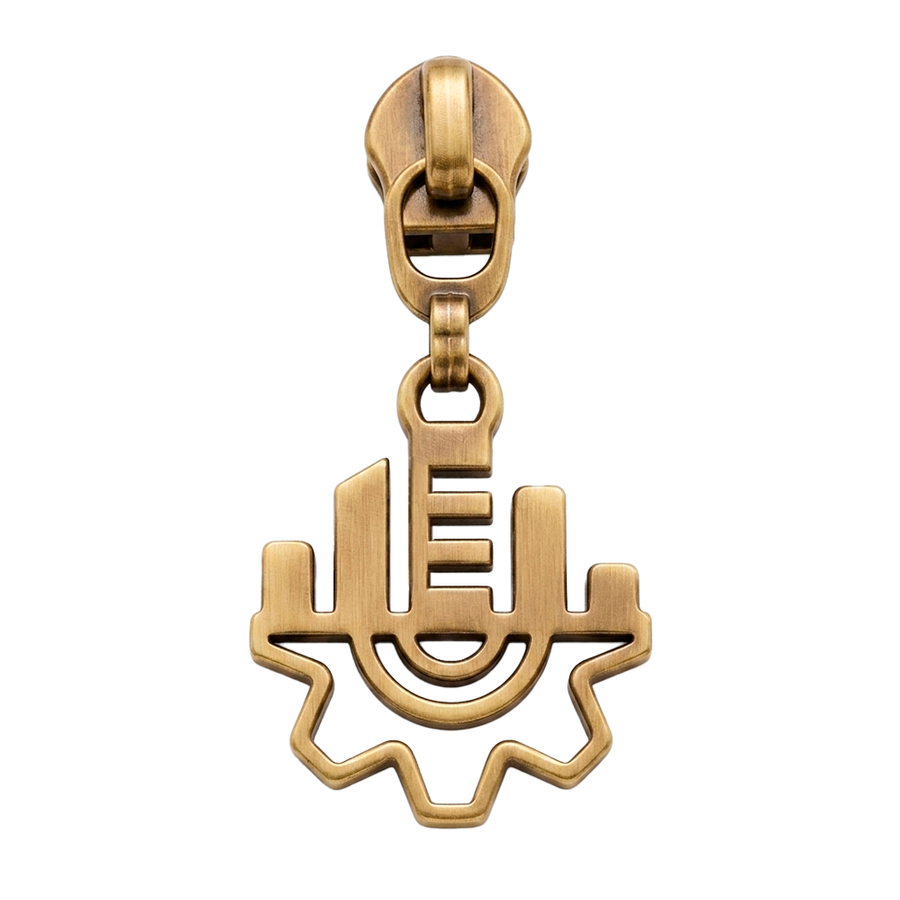 Die Struck Metal Zipper Pullers - Custom Patch Factory