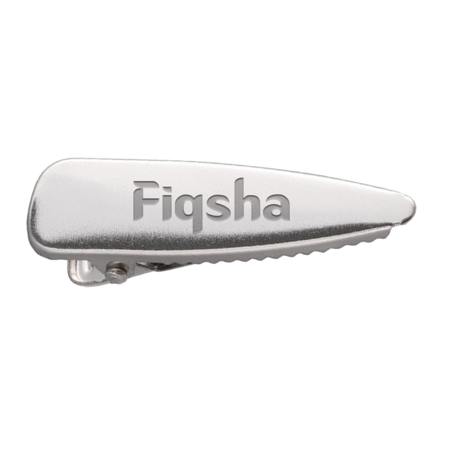 Laser Cut Metal Hair Clips - Custom Patch Factory