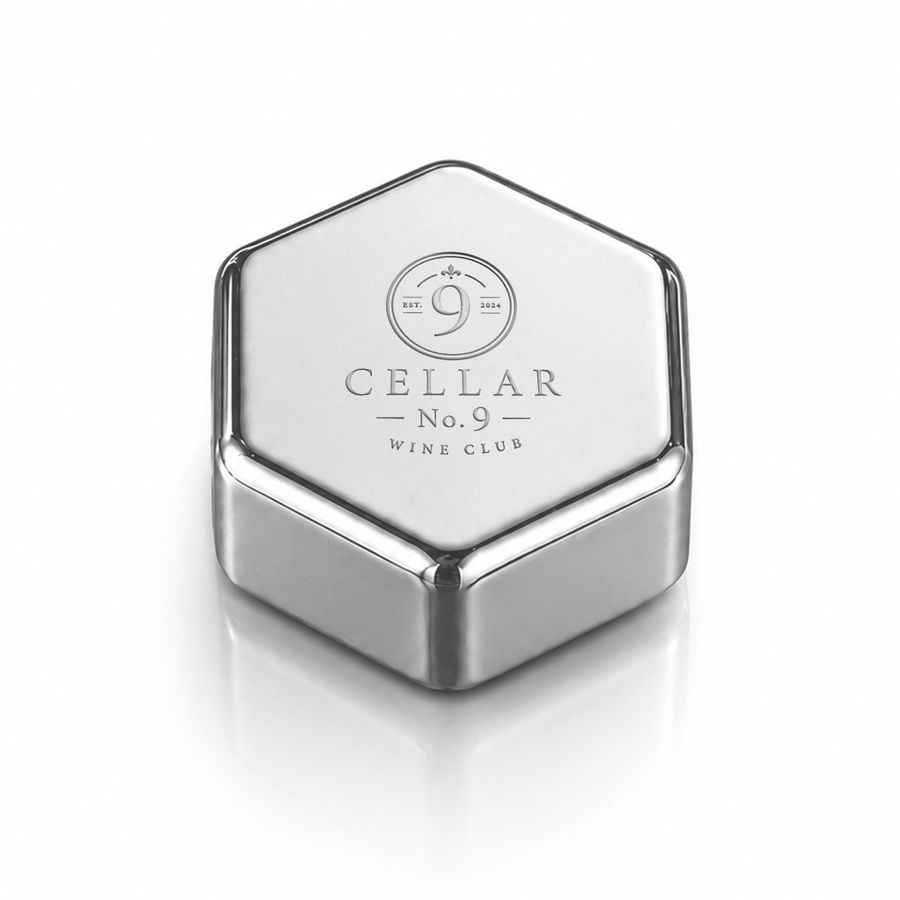 Hexagon Stainless Steel Ice Cubes - Custom Patch Factory