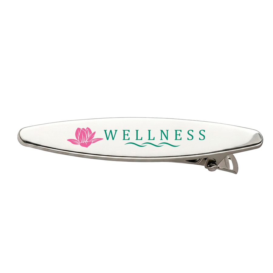 Printed Metal Hair Clips - Custom Patch Factory