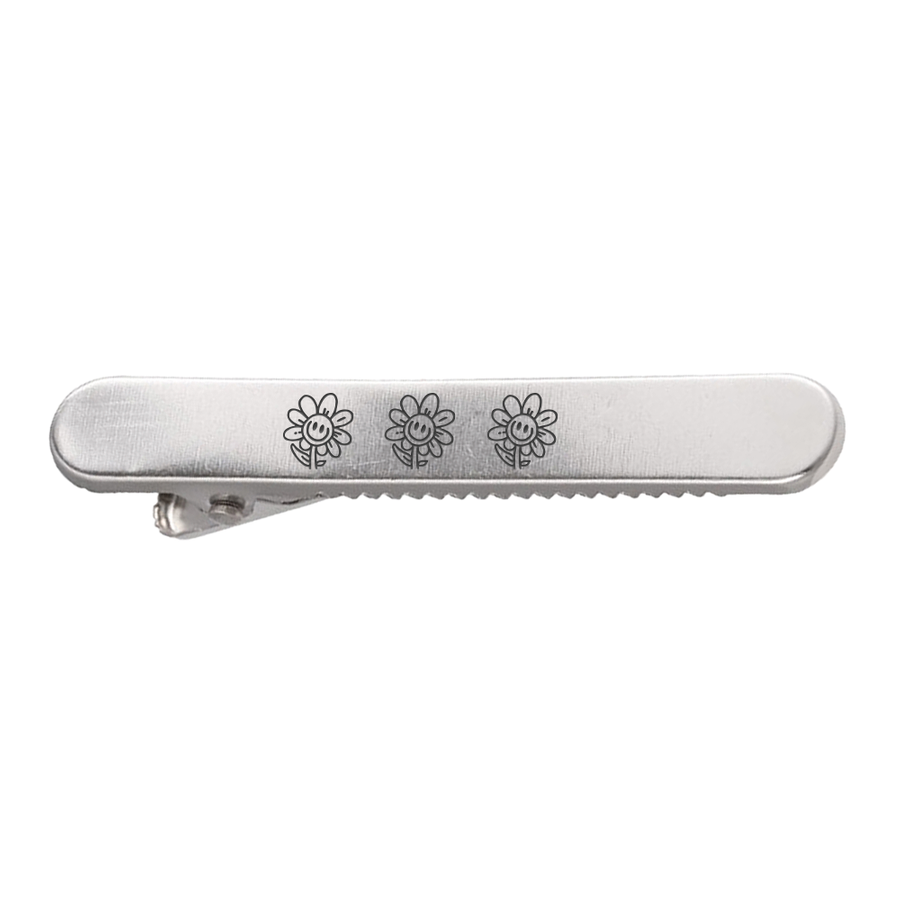 Laser Cut Metal Hair Clips - Custom Patch Factory