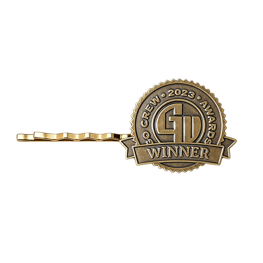 Die Struck Metal Hair Clips - Custom Patch Factory