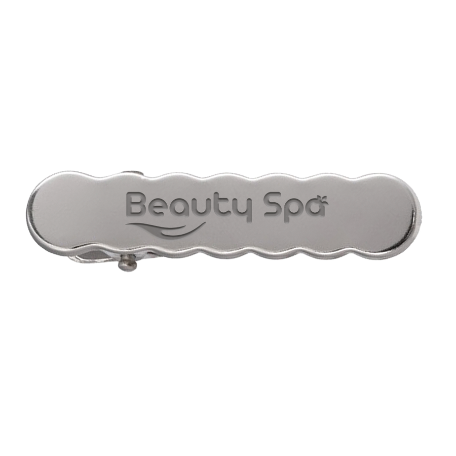 Laser Cut Metal Hair Clips - Custom Patch Factory