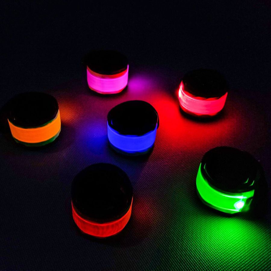 Light Up Slap Wristbands - Custom Patch Factory