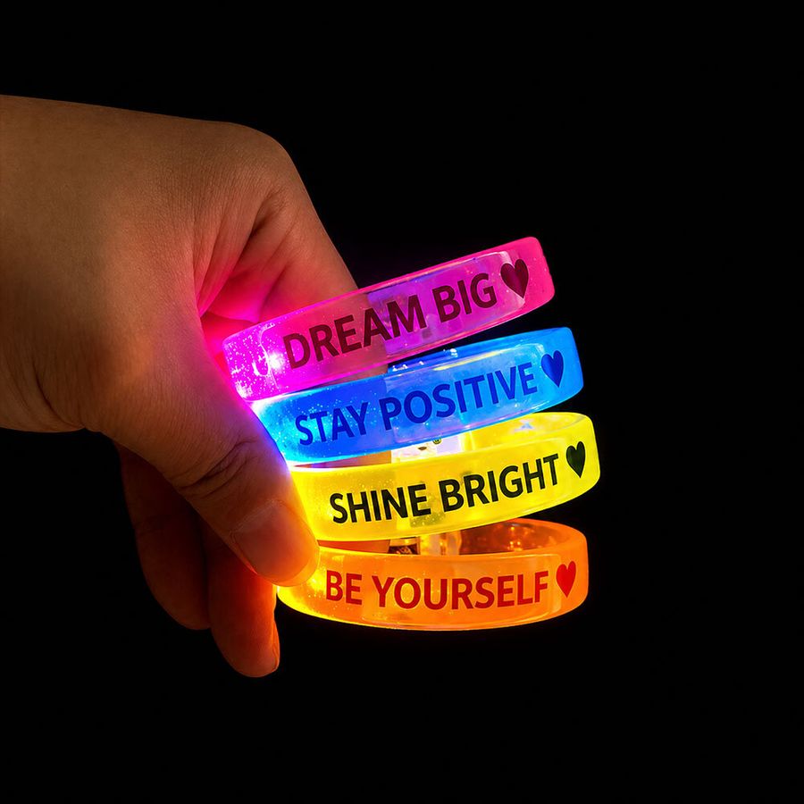 Glow Wristbands - Custom Patch Factory